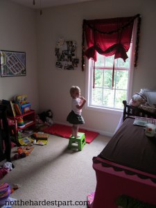 Oral hygiene is best practiced in the middle of one's room on a stool. 