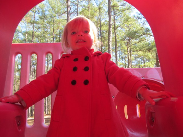 She *loves* this one park and we go just about every week, but she likely won't remember it when she's older.