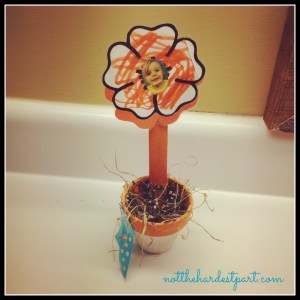 I do a better job of caring for my actual child than the preschool craft version of her.