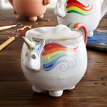rainbow unicorn mug