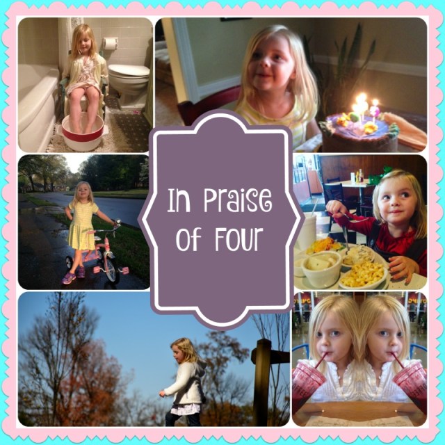 In Praise of Four collage